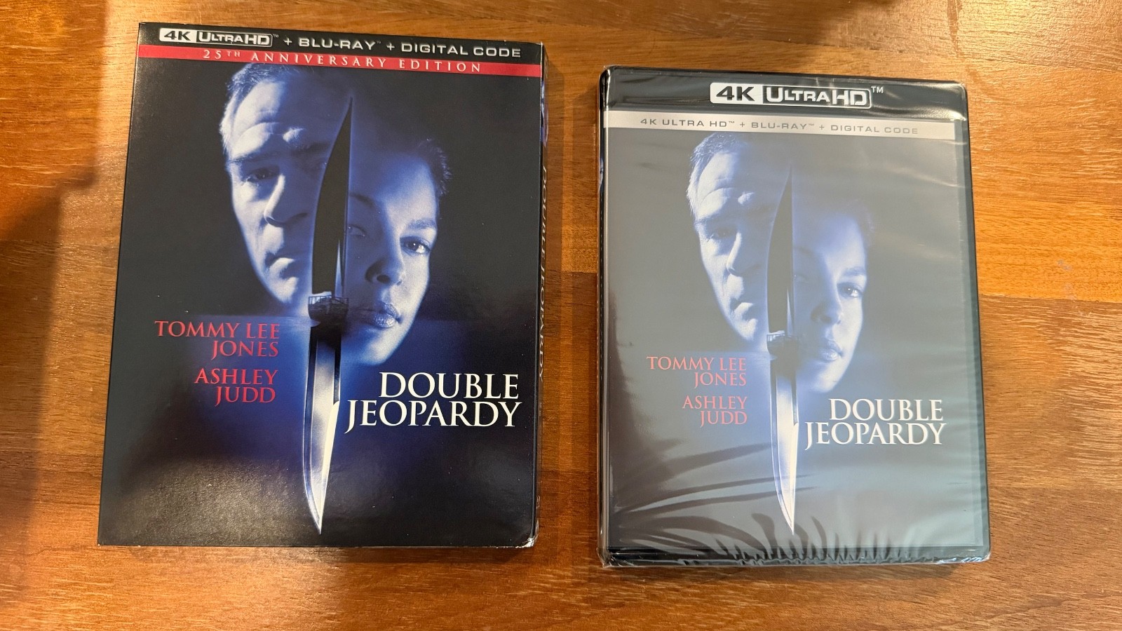 Double Jeopardy 4K Blu-ray – Brand New w/Slipcover