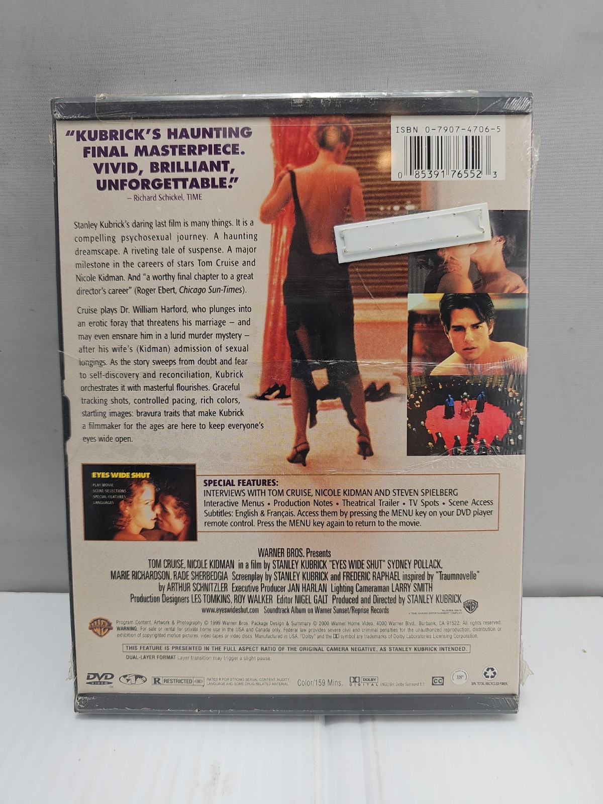 Eyes Wide Shut (DVD, 2000) ALWAYS COMBINED SHIPPING