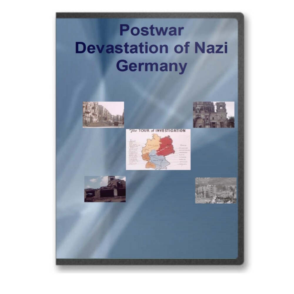 WW2 Nazi Germany Postwar WWII World War II Devastation Film on DVD – A195