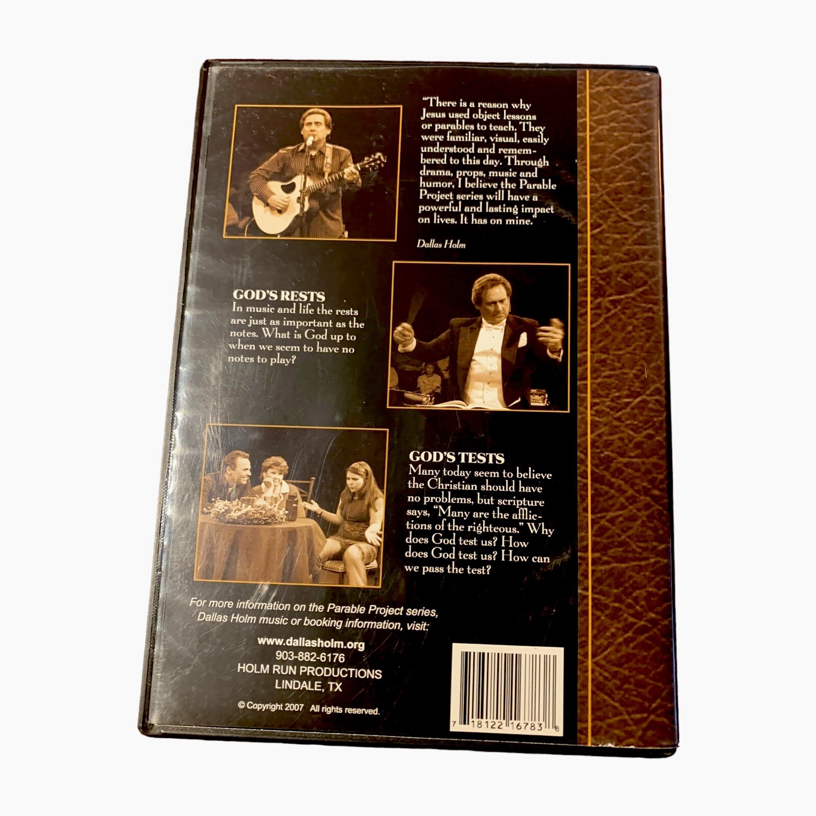 The Parable Project PARABLE DALLAS HOLM Vol 1 & 2 Object Lessons For Life DVDs