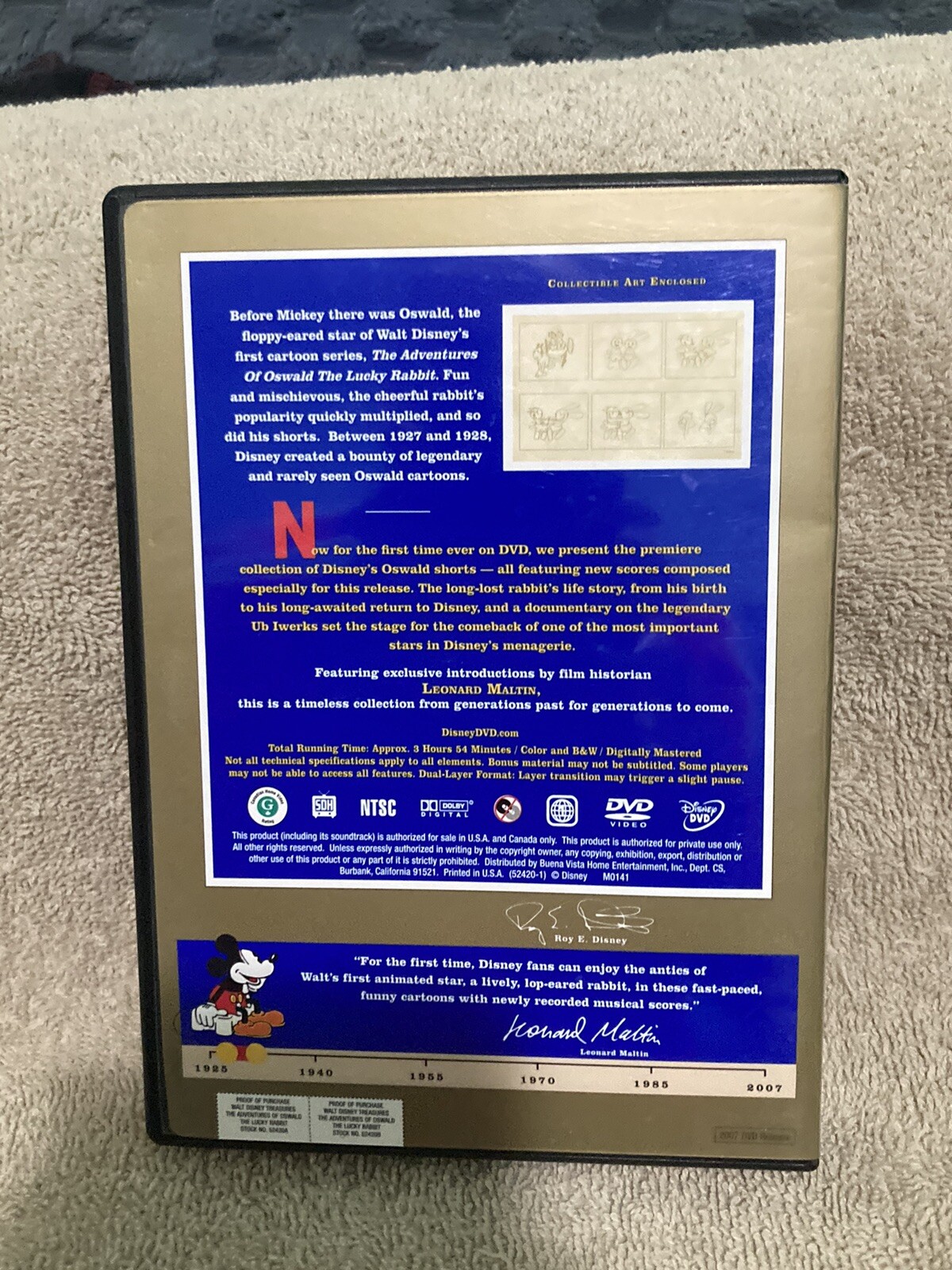 Walt Disney Treasures The Complete Goofy & Oswald In Plastic Clamshell COA