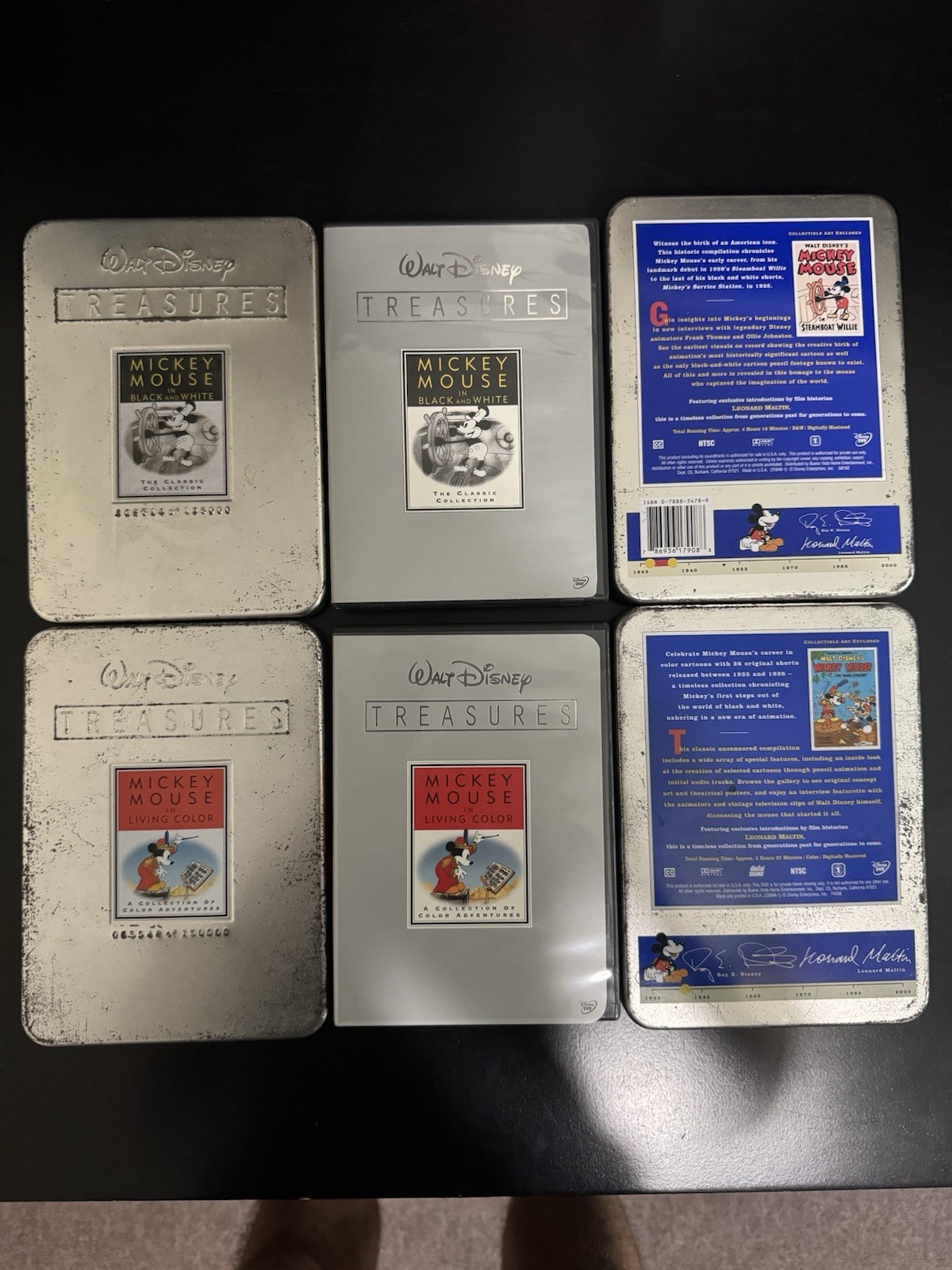Walt Disney Treasures: Mickey Mouse in Black and White & Living Color Lot