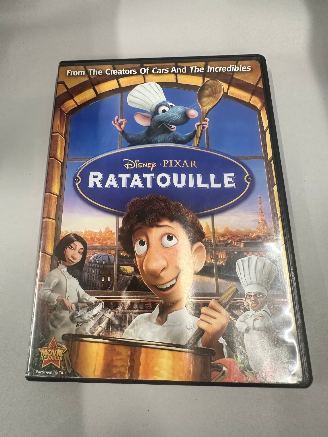 Ratatouille DVD 2007 Pixar Brad Bird Animated Family Movie