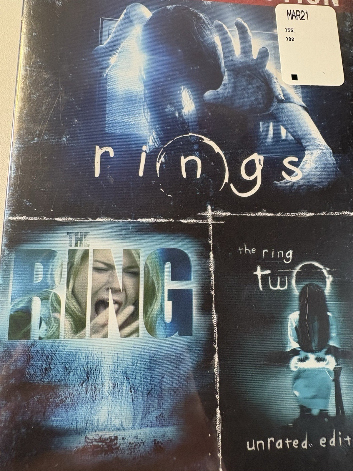 The Ring – 3 Movie Collection «The Ring / The Ring Two / Rings’ (DVD) NEW