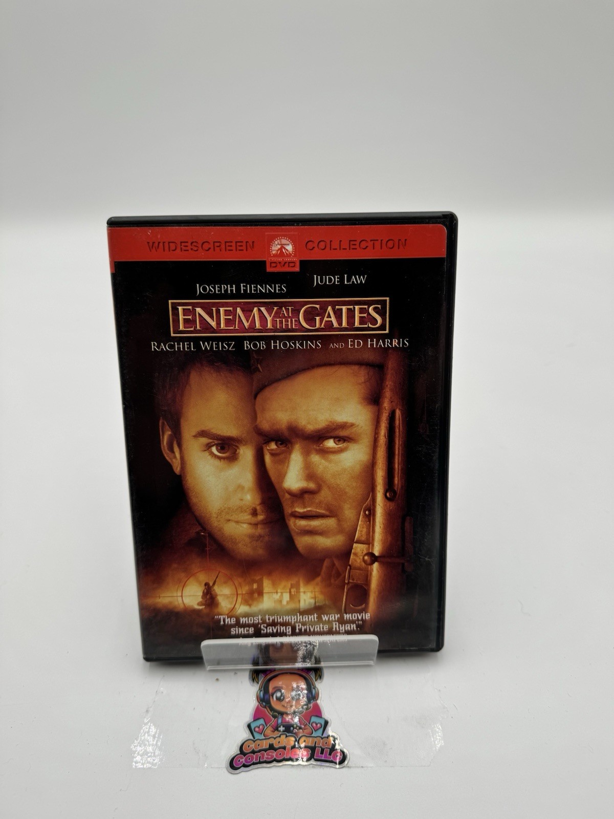 Enemy At The Gates (2001 DVD 131 Min) Jude Law R Graphic War Violence Some…