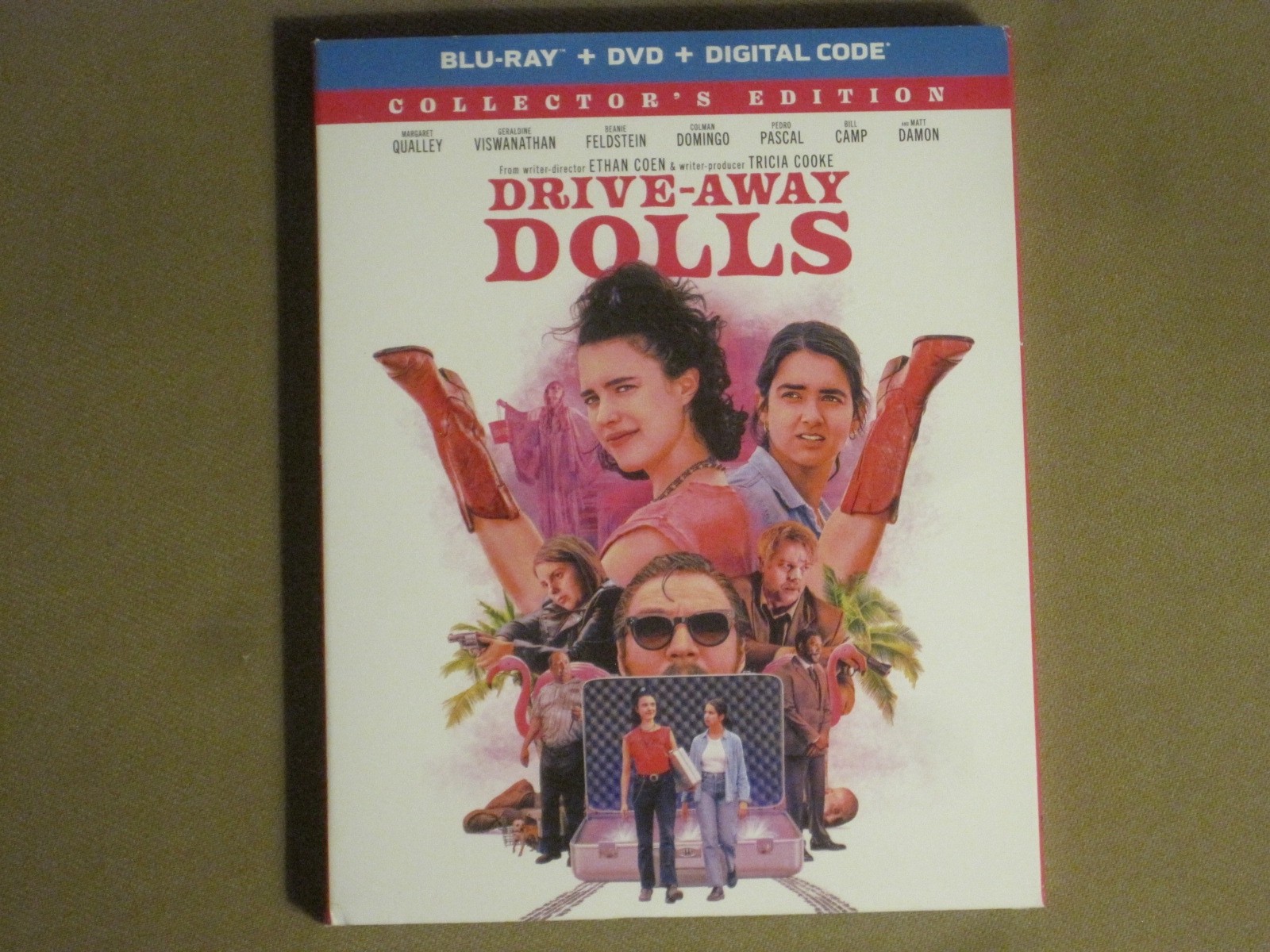 DRIVE-AWAY DOLLS (2024) BLU RAY + DVD COLLECTOR’S EDITION ETHAN COEN NM