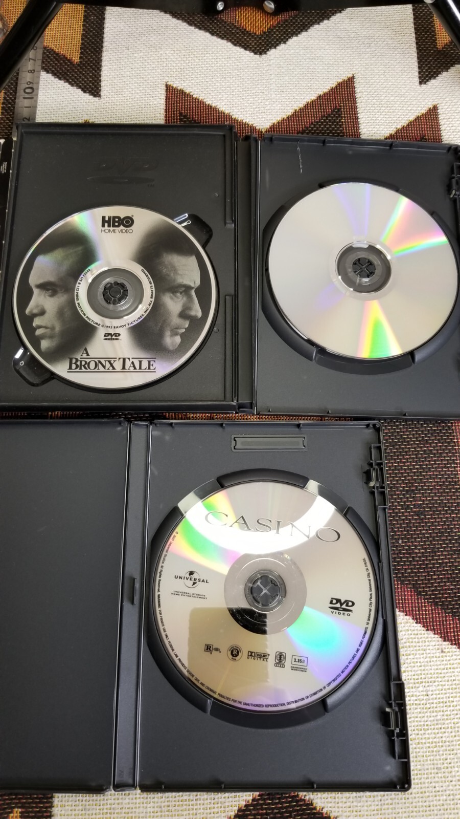 Lot of 12 Casino Goodfellas A Bronx Tale The Godfather Sopranos Scarface DVD VHS