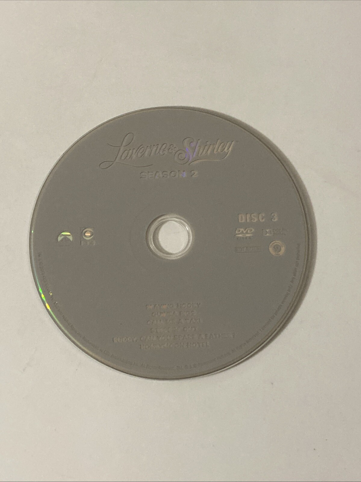 Laverne & Shirley Season 2 Disc 3 Replacement DVD