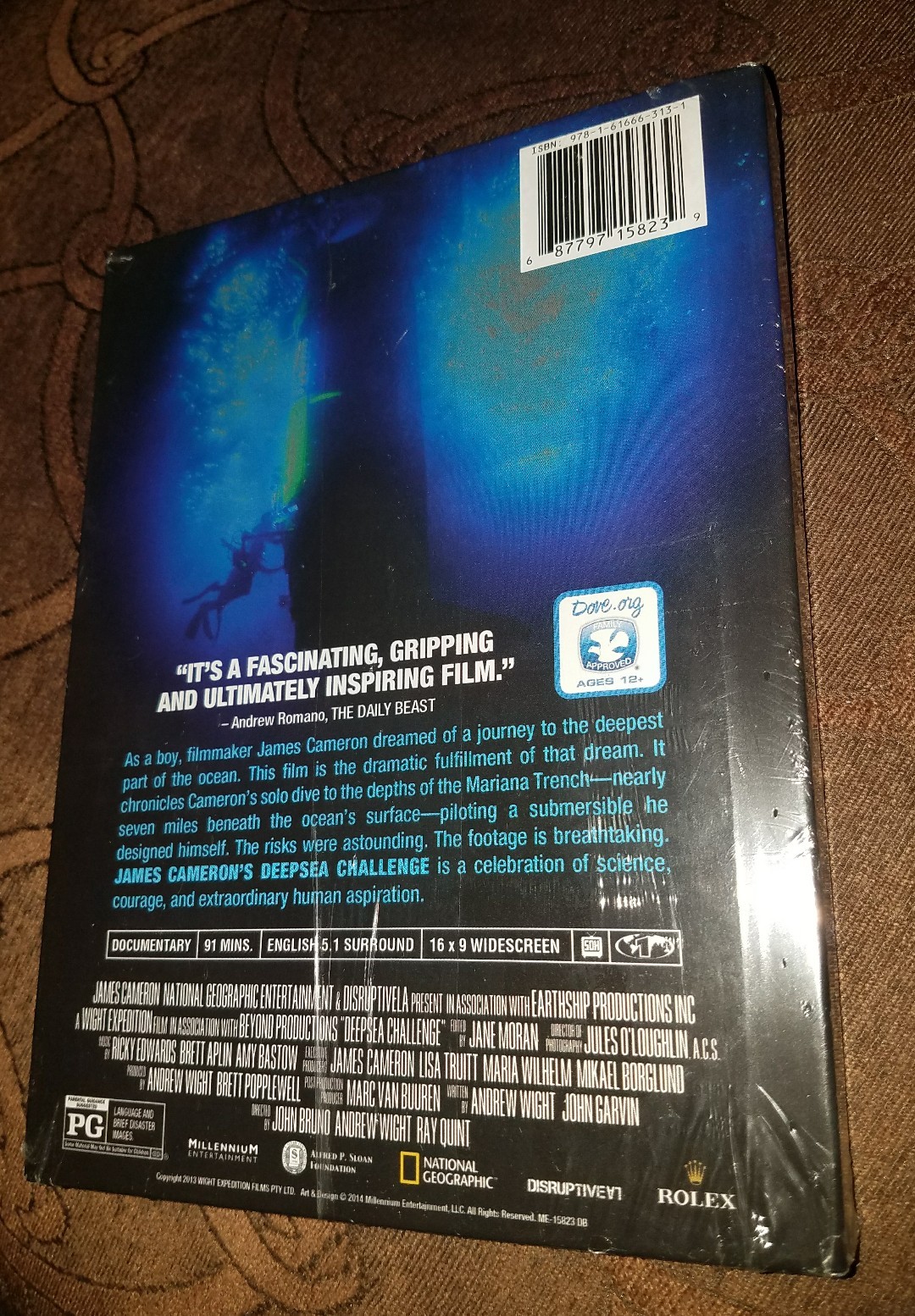 James Cameron’s Deepsea Adventure – Documentary DVD with Collectible book NEW