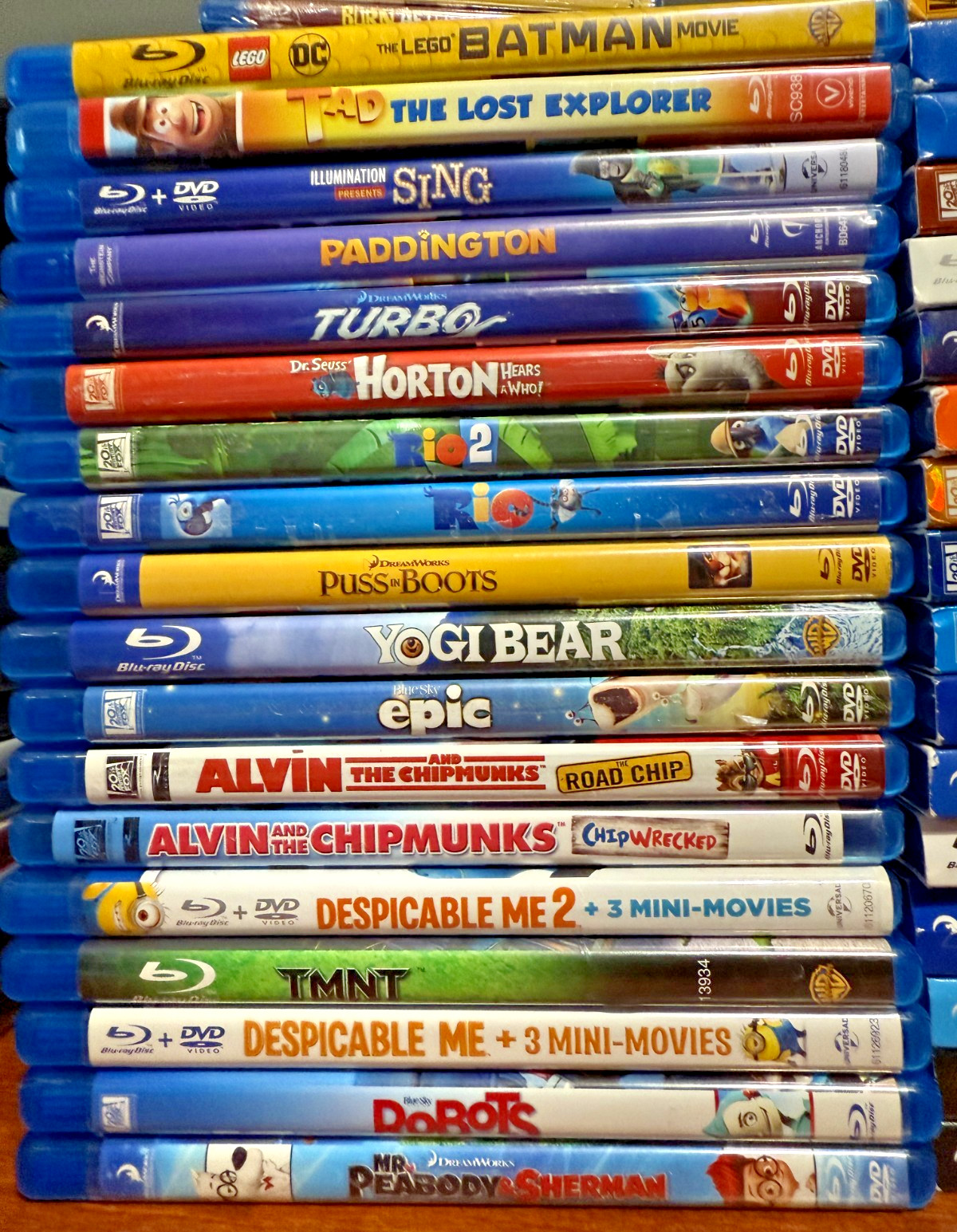 Movies Blu-Ray DVD Disney Animated Marvels Star Wars Holiday COMBINED SHIPPING!!