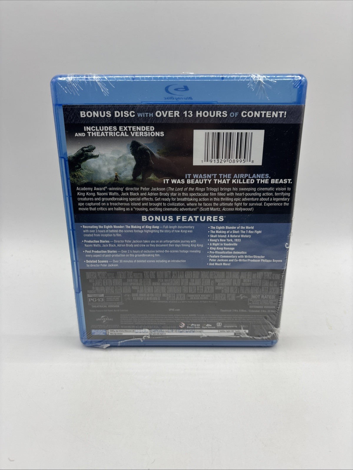 King Kong [New Blu-ray] Ultimate Edition Factory Sealed Widescreen Dolby Dig