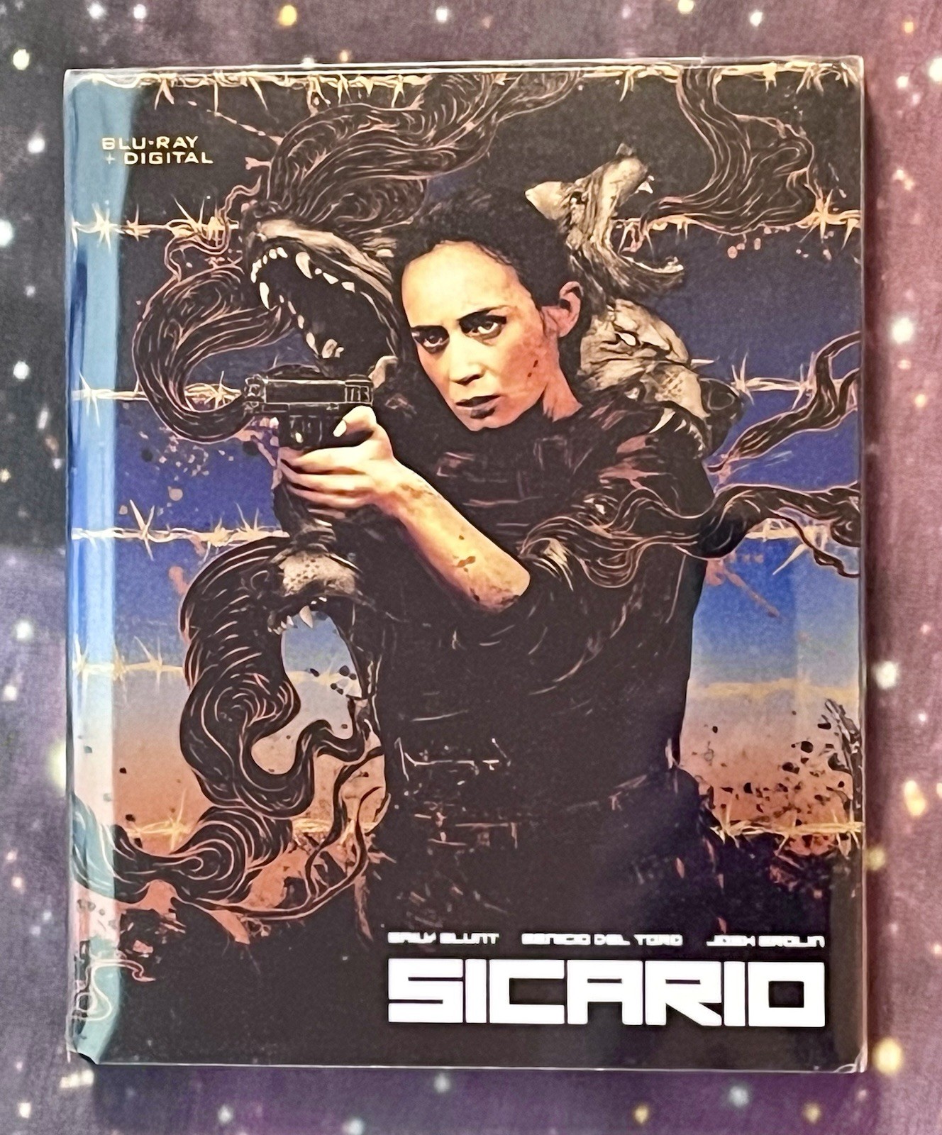 Target Exclusive Sicario 2015 Blu-ray Steelbook Emily Blunt Taylor Sheridan Rare