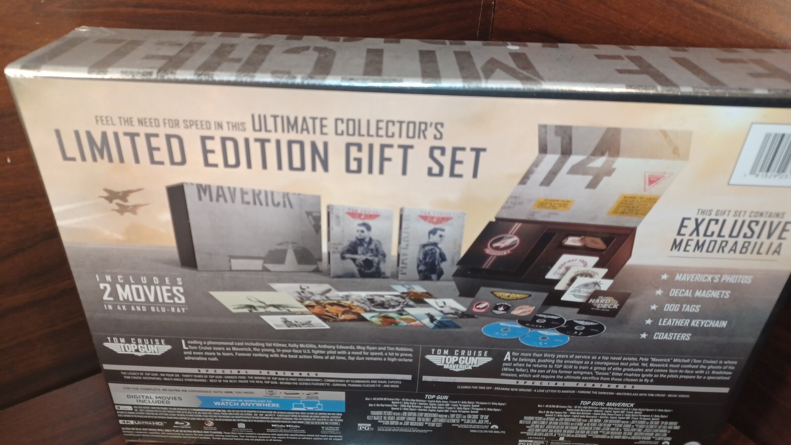Top Gun: Maverick 2-Movie Collection Limited Edition Steelbook Giftset – NEW