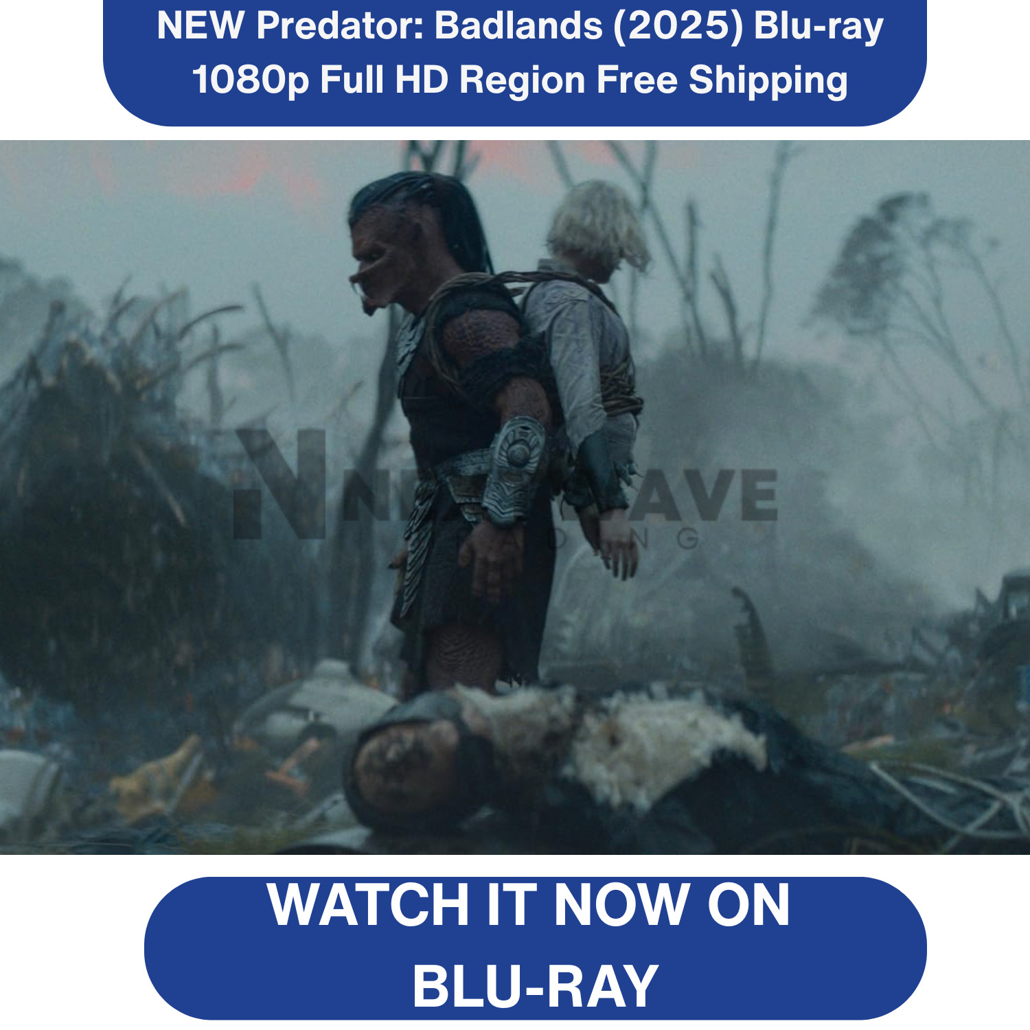 NEW Predator: Badlands (2025) Blu-ray 1080p Full HD Region Free TRACKED SHIPPING