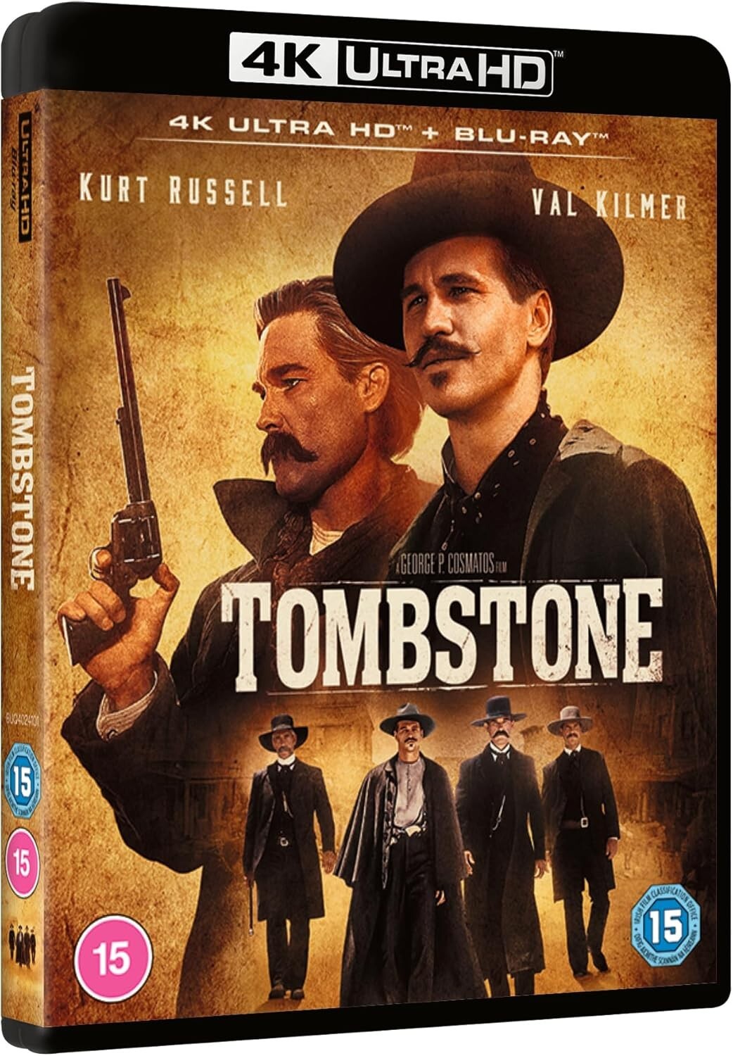 TOMBSTONE [4K UHD + Blu-ray] Exclusive UK 4K Release Kurt Russell, Val Kilmer