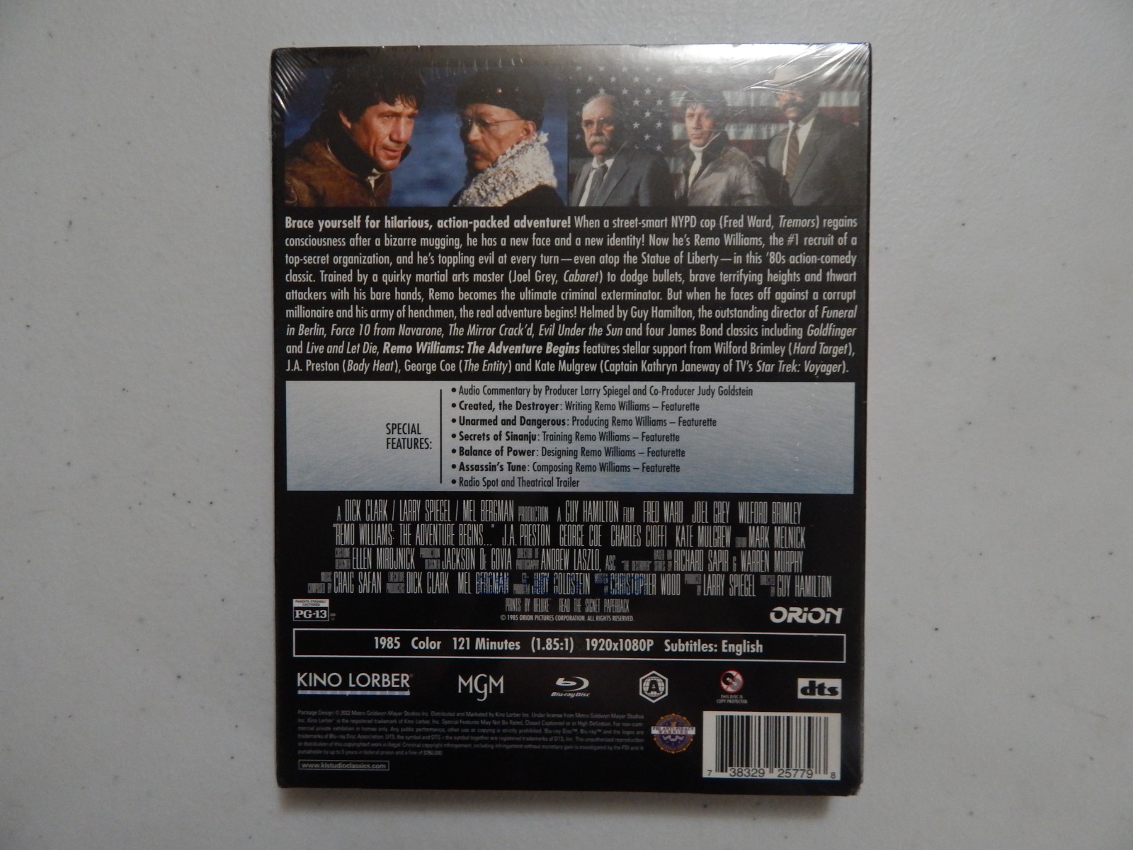 Remo Williams (Blu-ray, 1985) KINO LORBER SLIPCOVER NEW SEALED