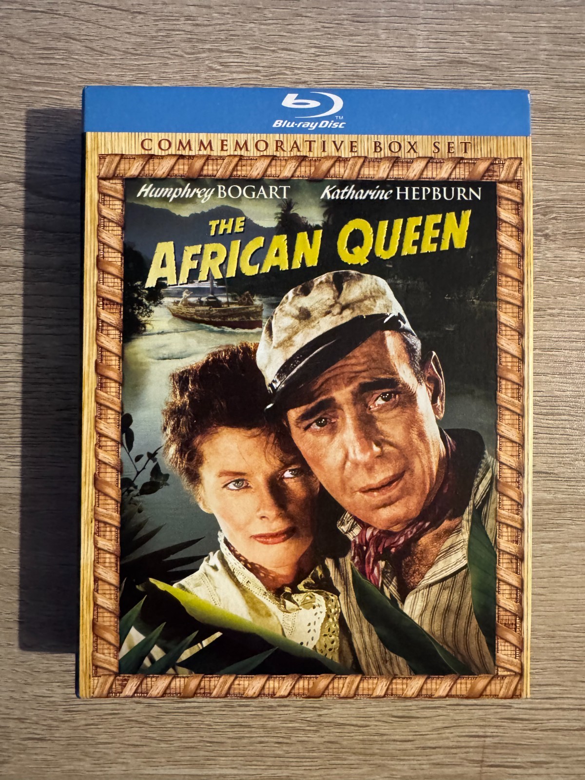 THE AFRICAN QUEEN Commemorative Box Set (Blu-ray) 130 Pg. Book LIKE NEW RARE OOP