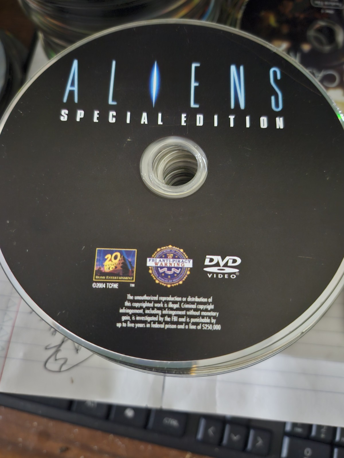 Aliens Special Edition DVD DISC ONLY James Cameron Sigourney Weaver