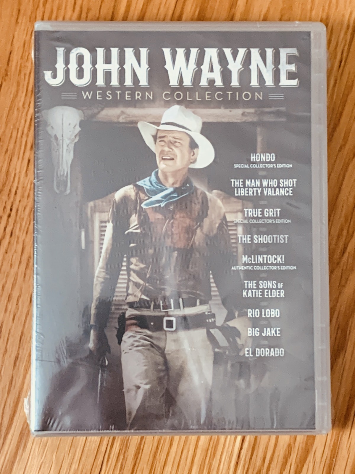 John Wayne Western Collection (DVD, 2017, Paramount) NEW 9 Movies Total Region 1