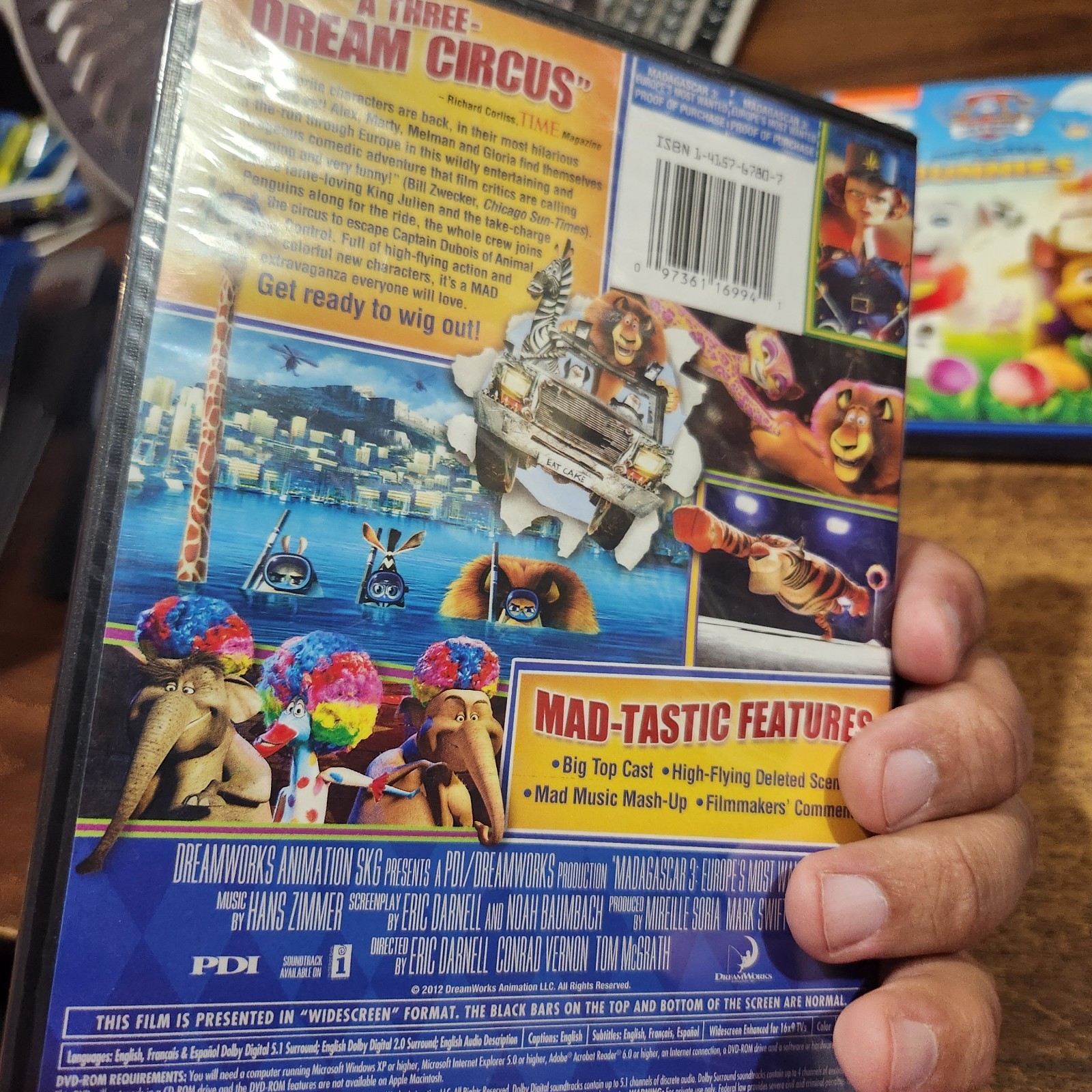 Lot of 5 Kids Dreamworks DVDs, Kids Movies & Shows NEW Factory Sealed Paw Patrol
