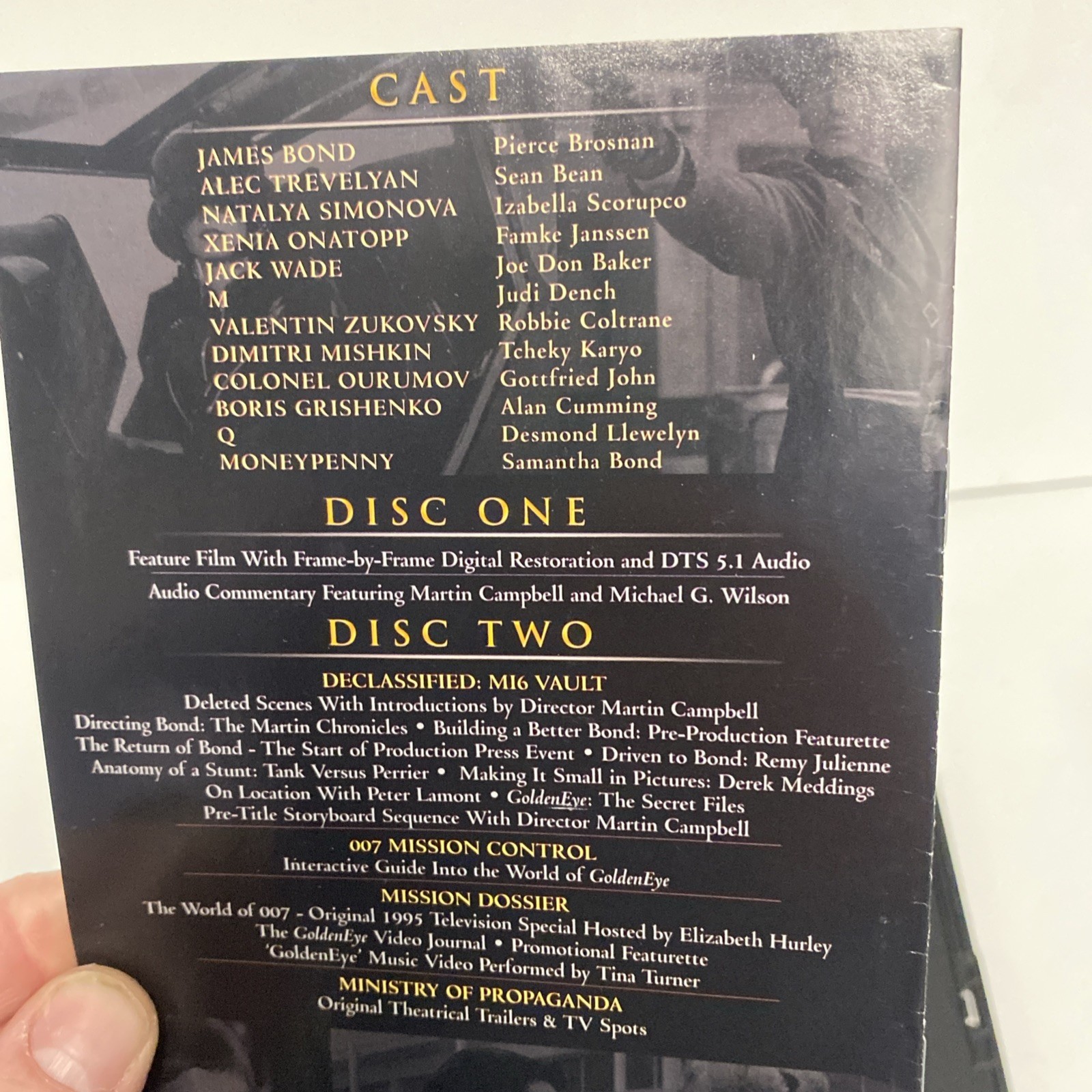 James Bond – Goldeneye (Ultimate Edition 2-DVD Set) With Booklet REAL PICTURES!!