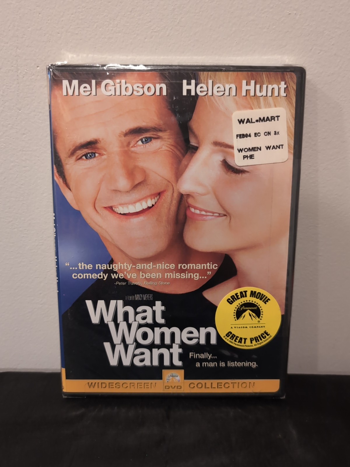 What Women Want (DVD, 2001, Widescreen) Mel Gibson/Helen Hunt/Marisa Tomei!