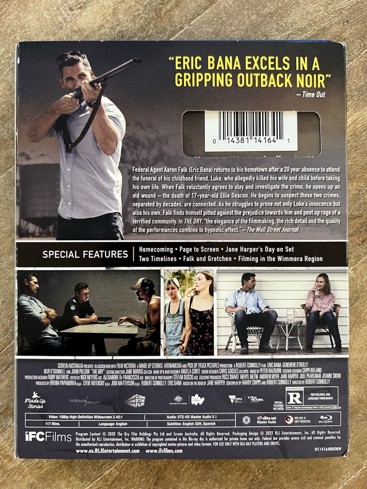 The Dry Blu-ray 2020 Eric Bana Robert Connolly R 117min Widescreen IFC