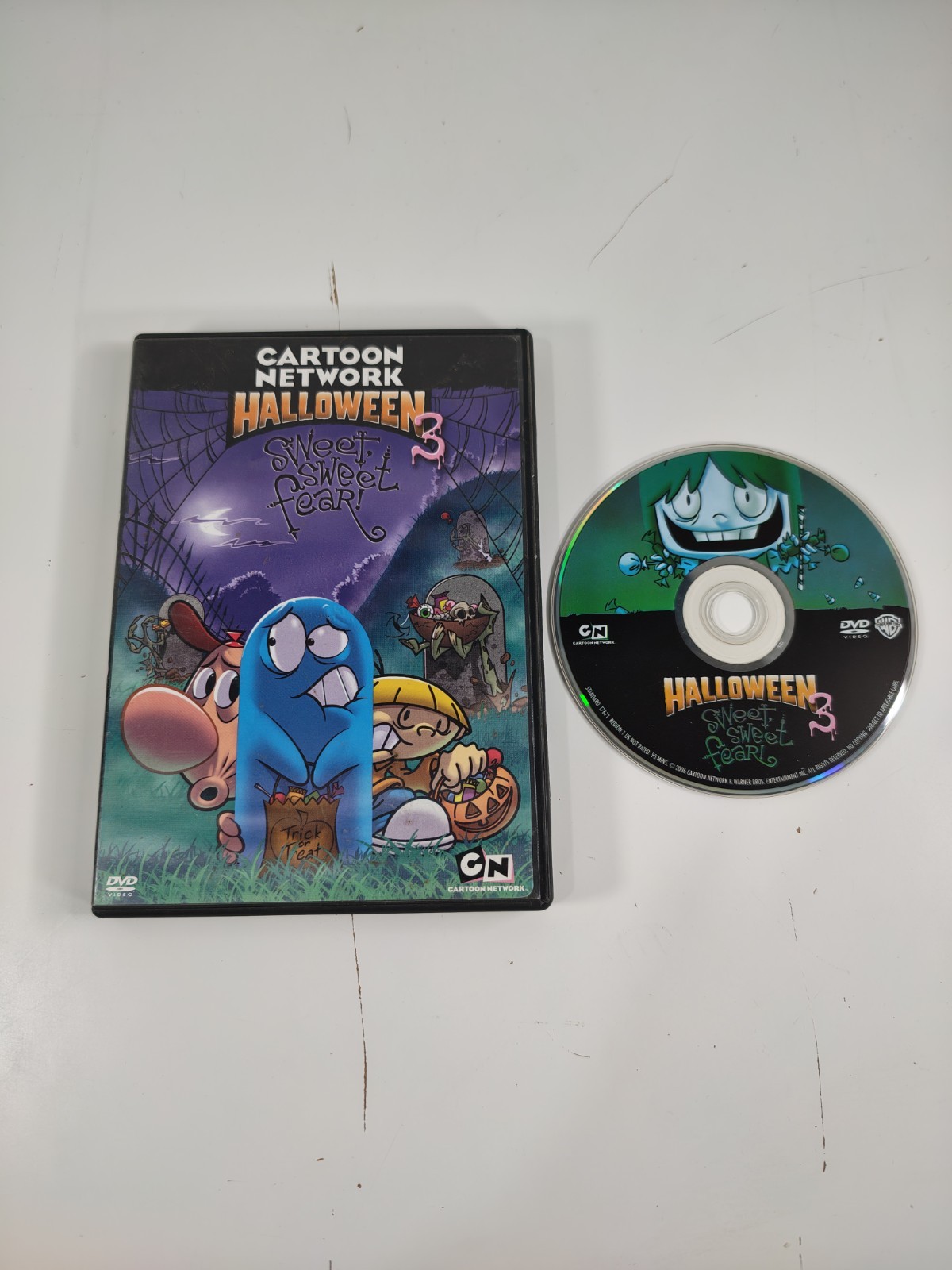 Cartoon Network Halloween Vol. 3 Sweet Sweet Fear DVD 2006 GUC TESTED!