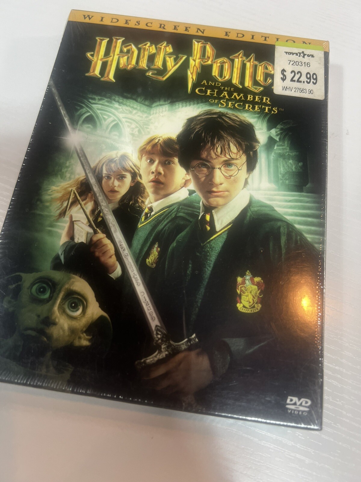 2002 Harry Potter and the Chamber of Secrets DVD 2-Disc Set Rare Toys R Us WS!