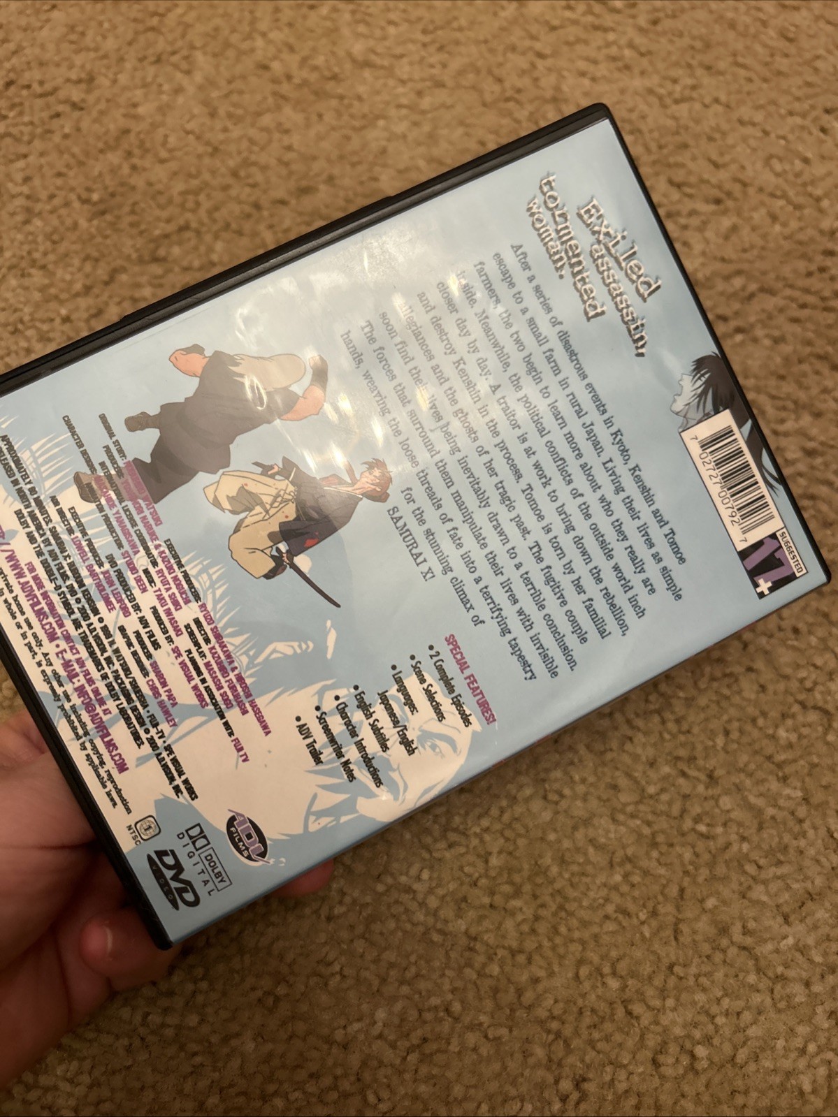 Samurai X Betrayal (DVD, 1999)