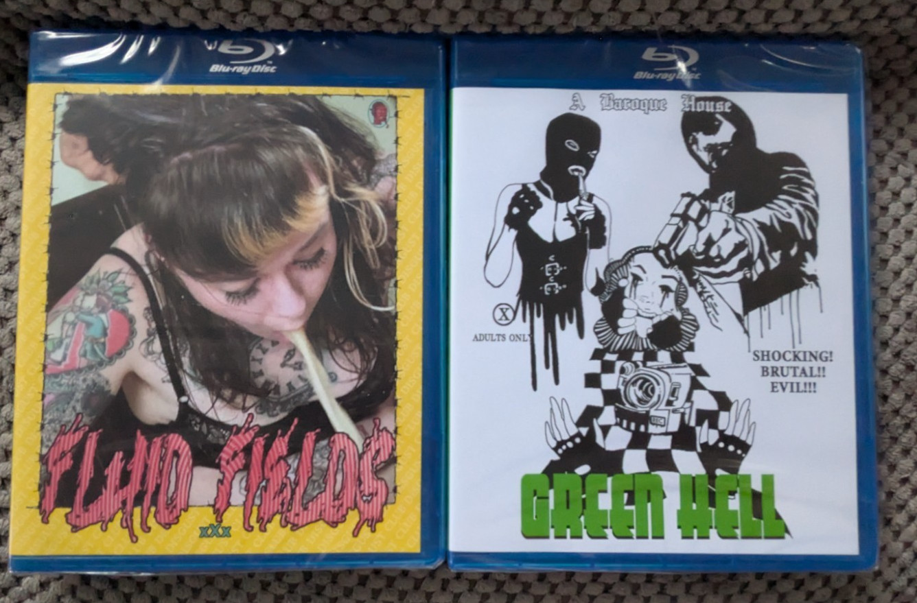 Green Hell + Fluid Fields Blu-ray FELICIA FISHER SamHel Underground Extreme Film