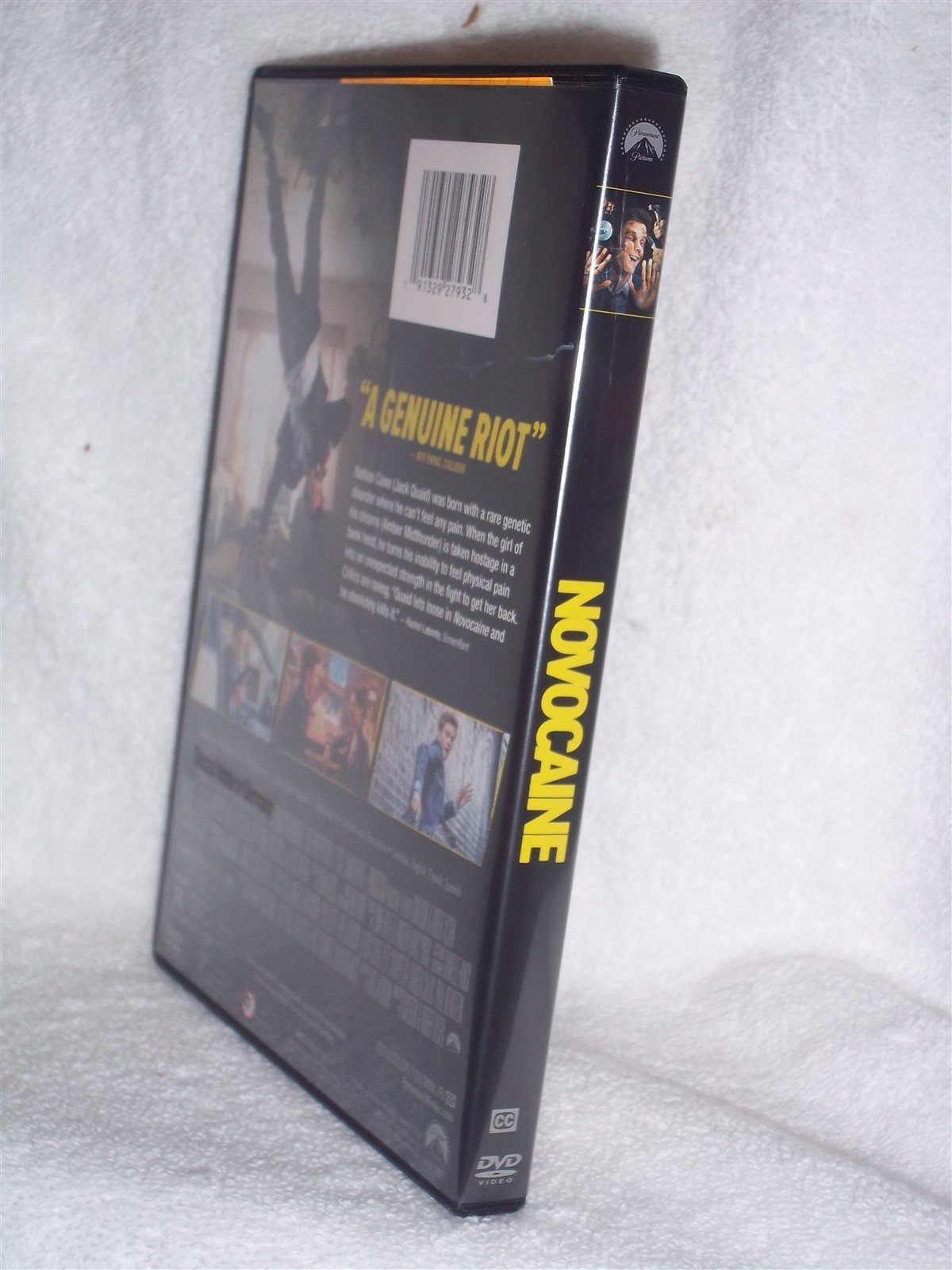 Novocaine (DVD, 2025) Jack Quaid Amber Midthunder violent action comedy FP
