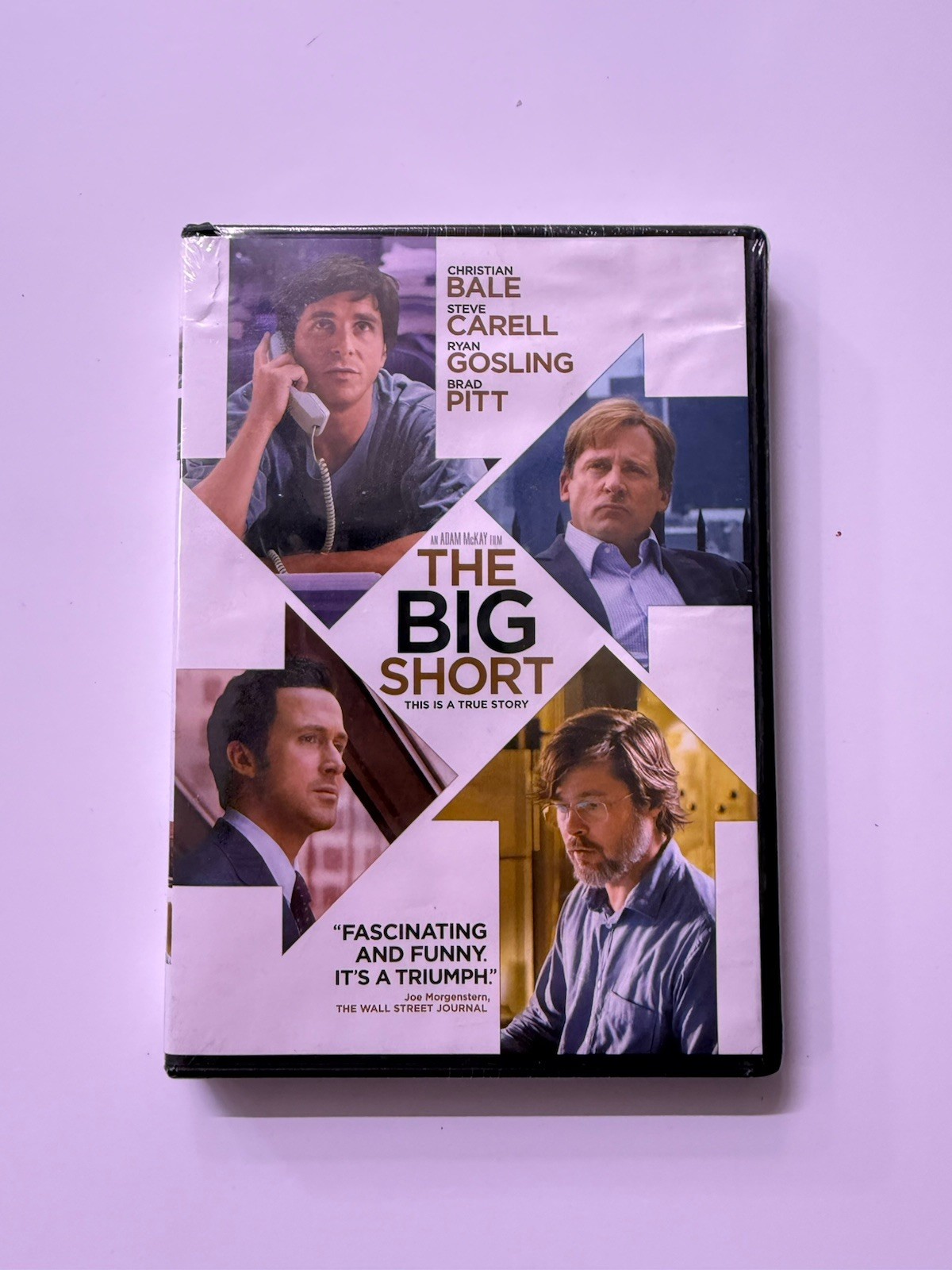 DVD THE BIG SHORT STARRING CHRISTIAN BALE, STEVE CARELL, RYAN GOSLING, BRAD PITT