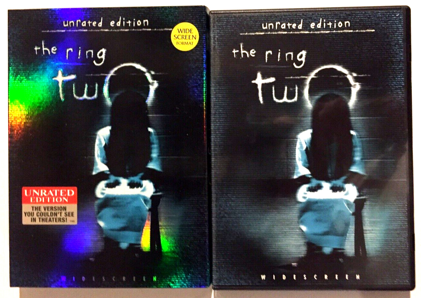 HORROR MOVIES ~2 DVD’s~ Widescreen ~THE RING & THE RING TWO UNRATED EDITION ~VG