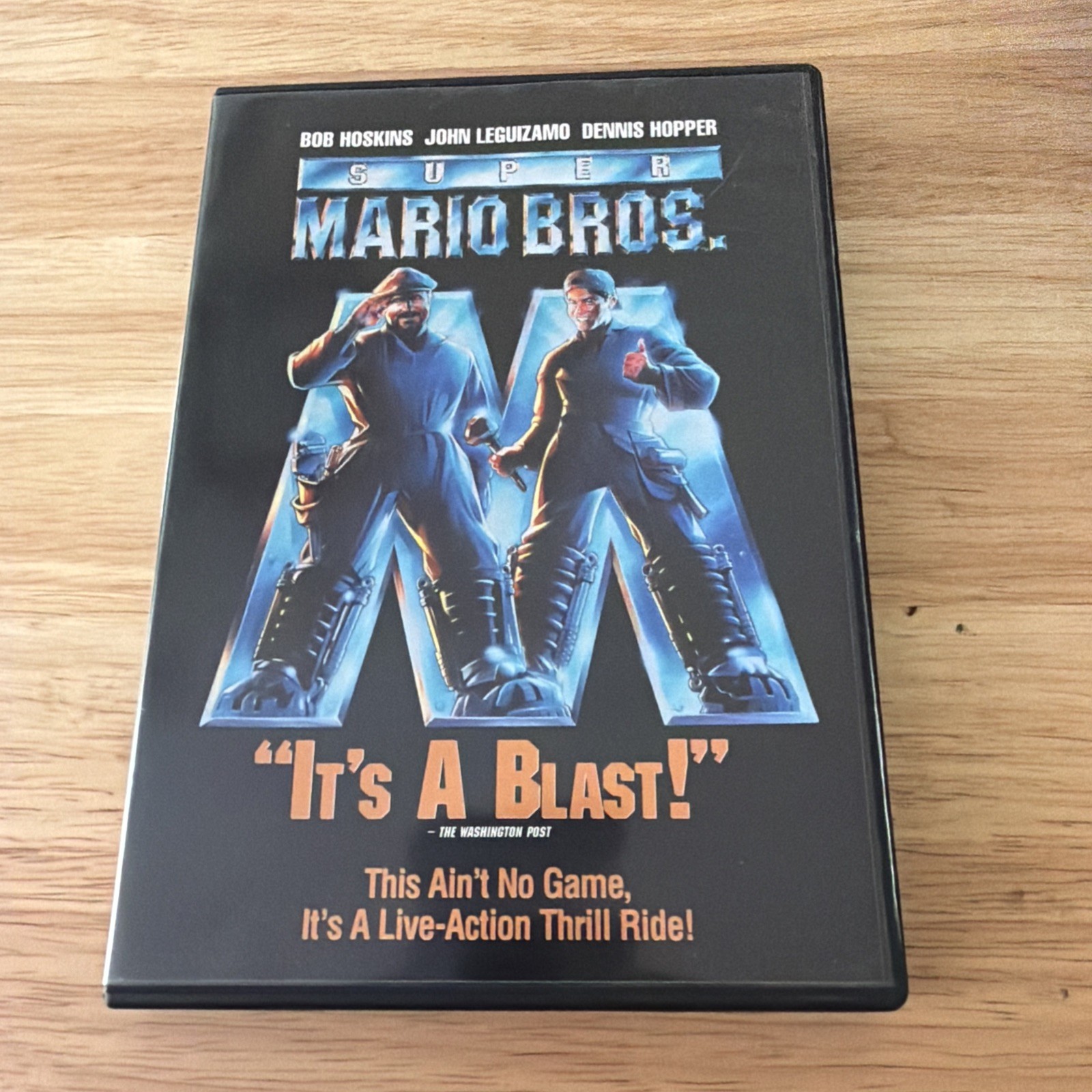 Super Mario Brothers (DVD, 1993) Dennis Hopper Nintendo Bros. NES cult- RARE OOP