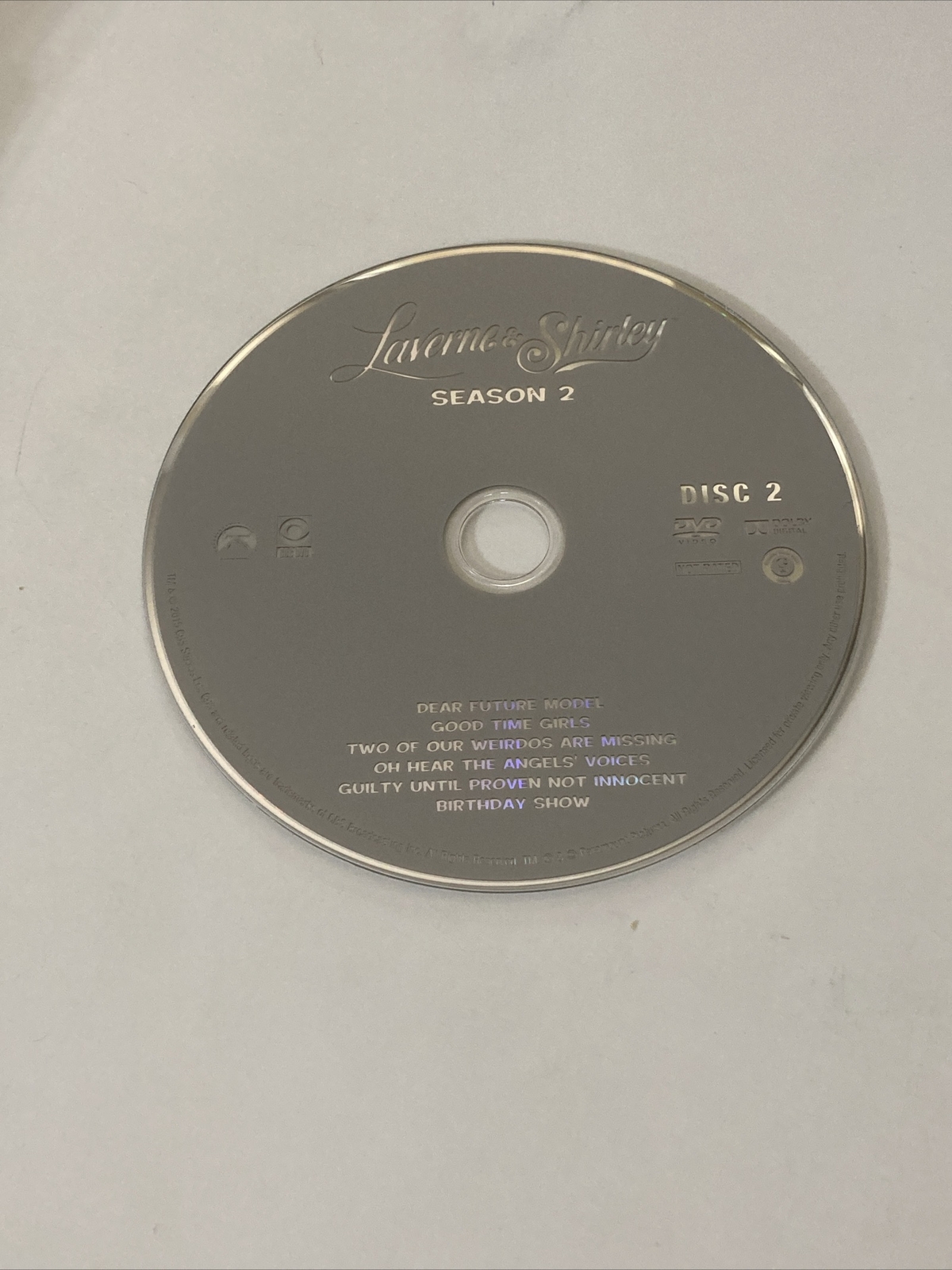Laverne & Shirley Season 2 Disc 2 Replacement DVD