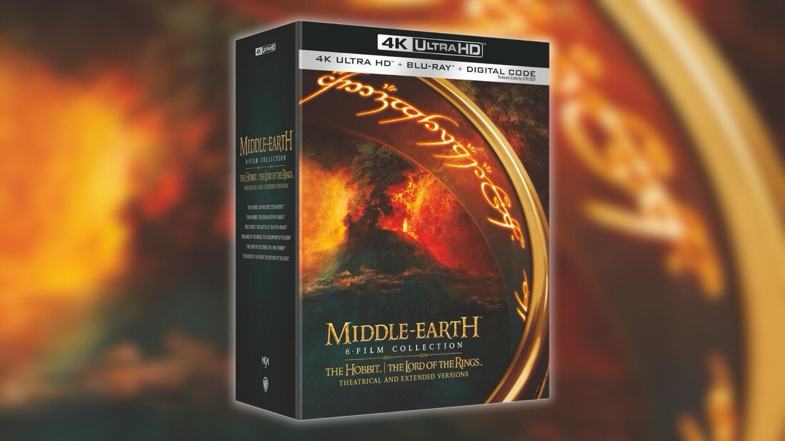 Middle-Earth 6-Film Collection 4K Ultra HD + Blu-Ray + Digital Code Extended