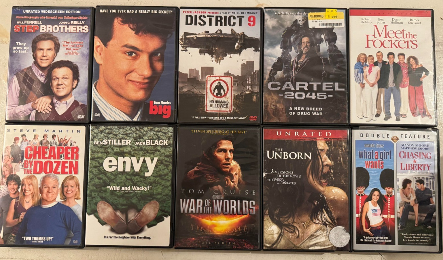 LOT OF 20 DVDS – SEE PICTURES FOR TITLES – LOT #D103
