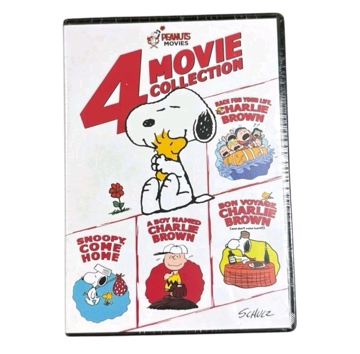 DVD Peanuts: 4-Movie Collection (Charlie Brown, Snoopy) NEW SEALED