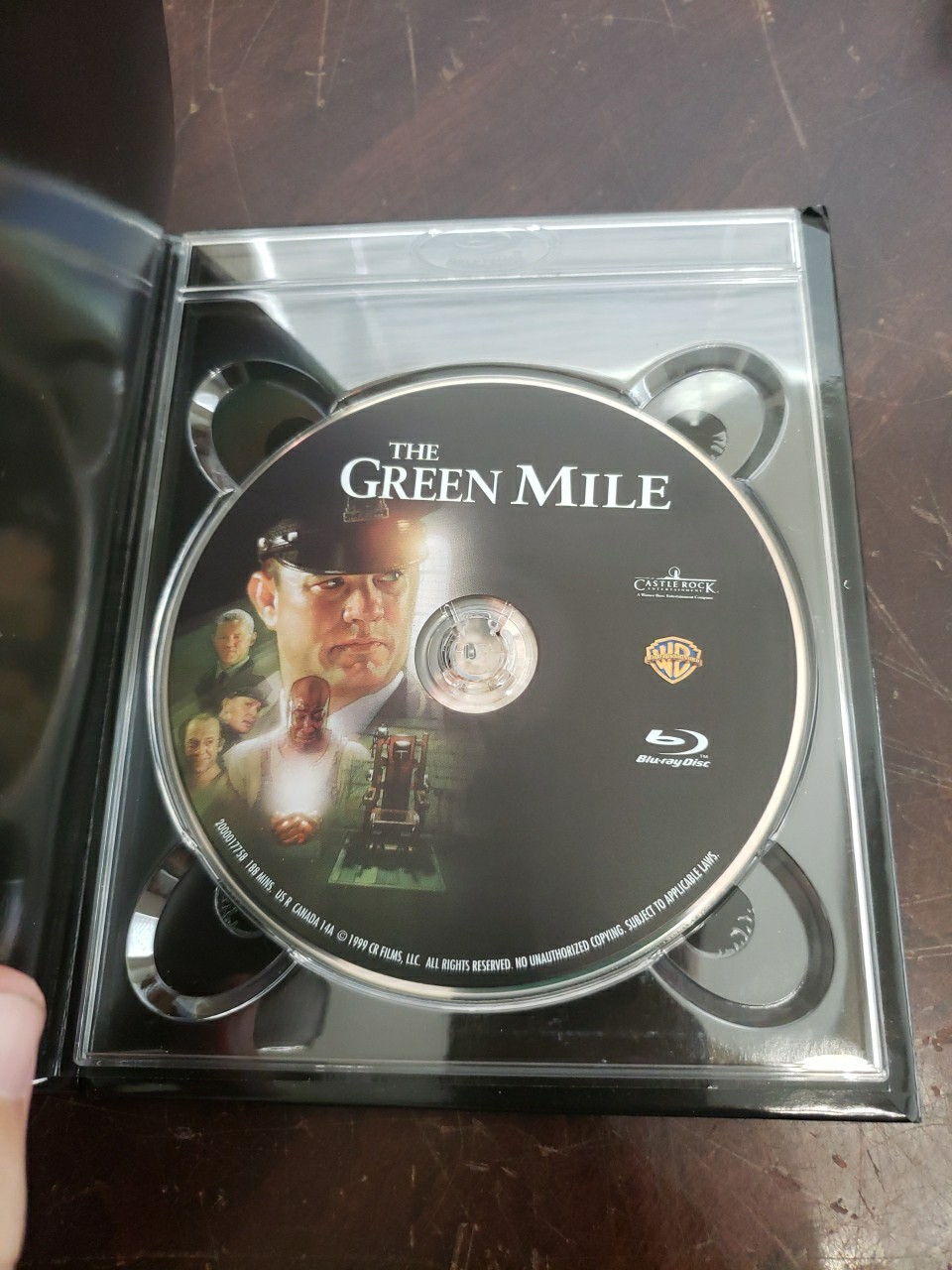 The Green Mile Blu-ray Disc 1999 DigiBook The Green Mile Movie Tom Hanks Cult