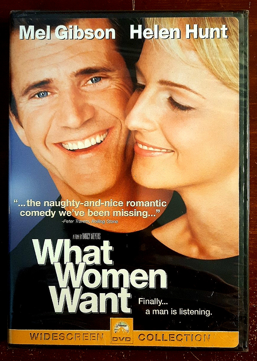 WHAT WOMEN WANT DVD 2000 BRAND NEW ORIG SEALED MEL GIBSON HELEN HUNT