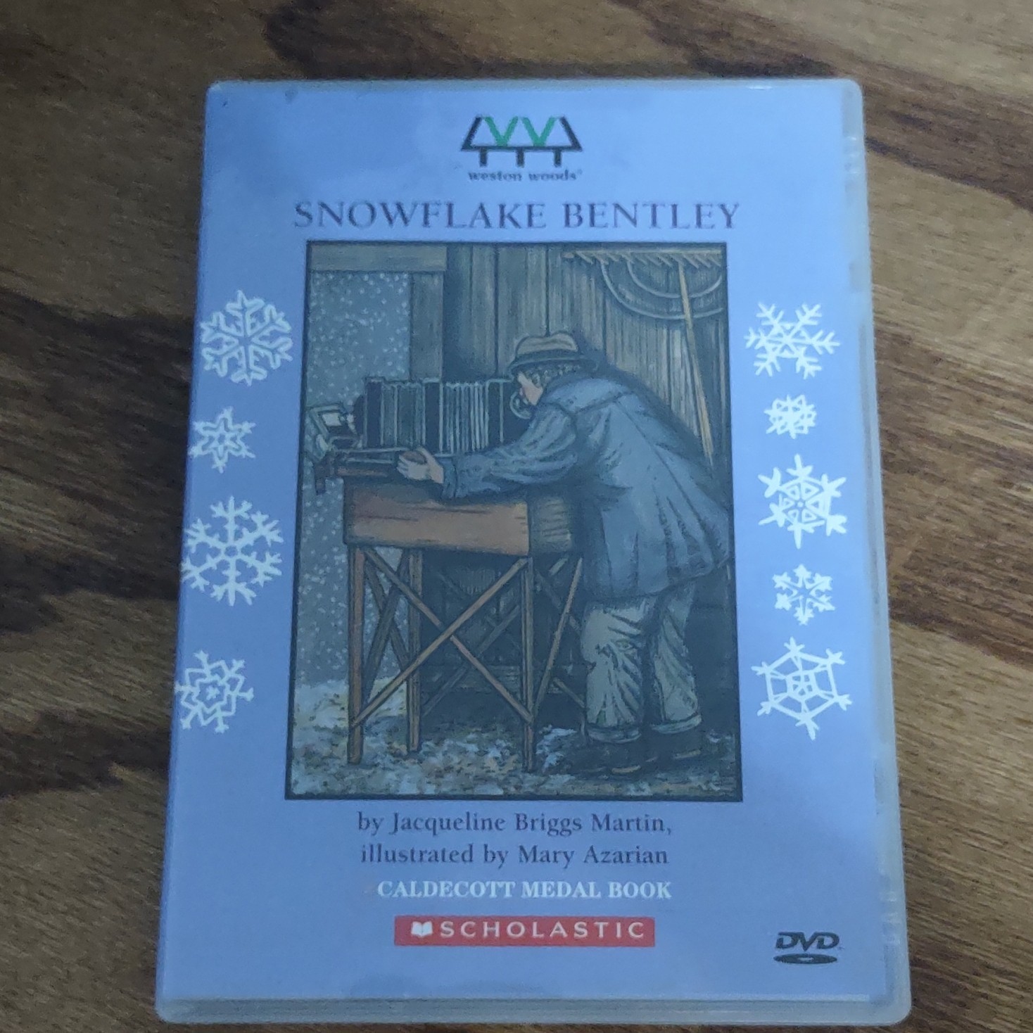 Weston Woods Snowflake Bentley DVD Biography English Subtitles Sean Astin