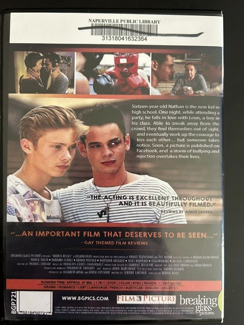 HIDDEN KISSES [DVD] French with English subtitles – USED FORMER LIBRARY COPY