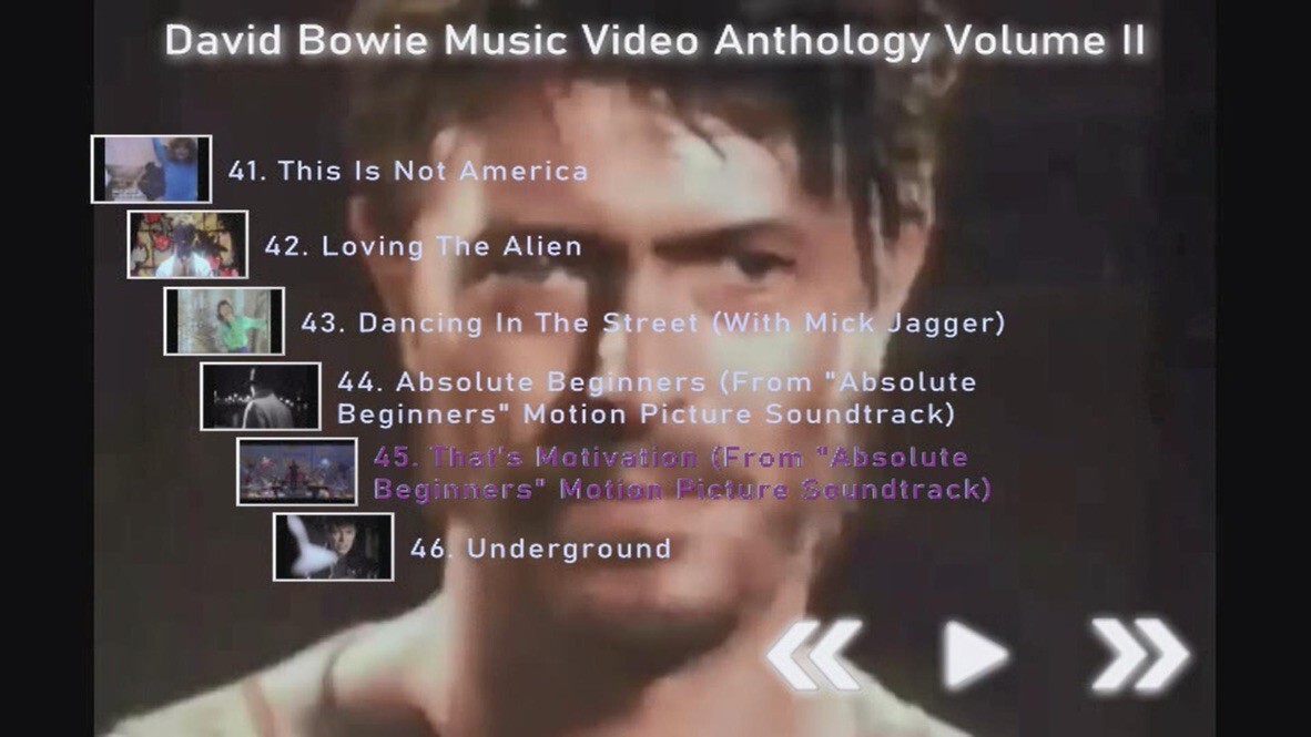 DAVID BOWIE ULTIMATE Music Video Anthology 1966 to 2022 4 DVD Set 116 Vids 8 Hrs