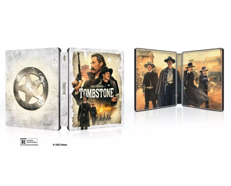 Tombstone SteelBook 4K UHD + Blu-ray + Digital Val Kilmer NEW HELPS STRAYS