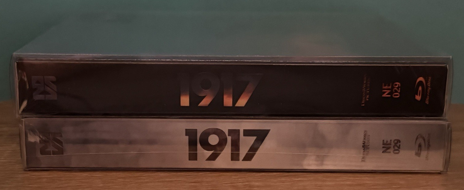 1917 Blu-ray Steelbook Nova Media Full Slip & Lenticular Brand New Sealed