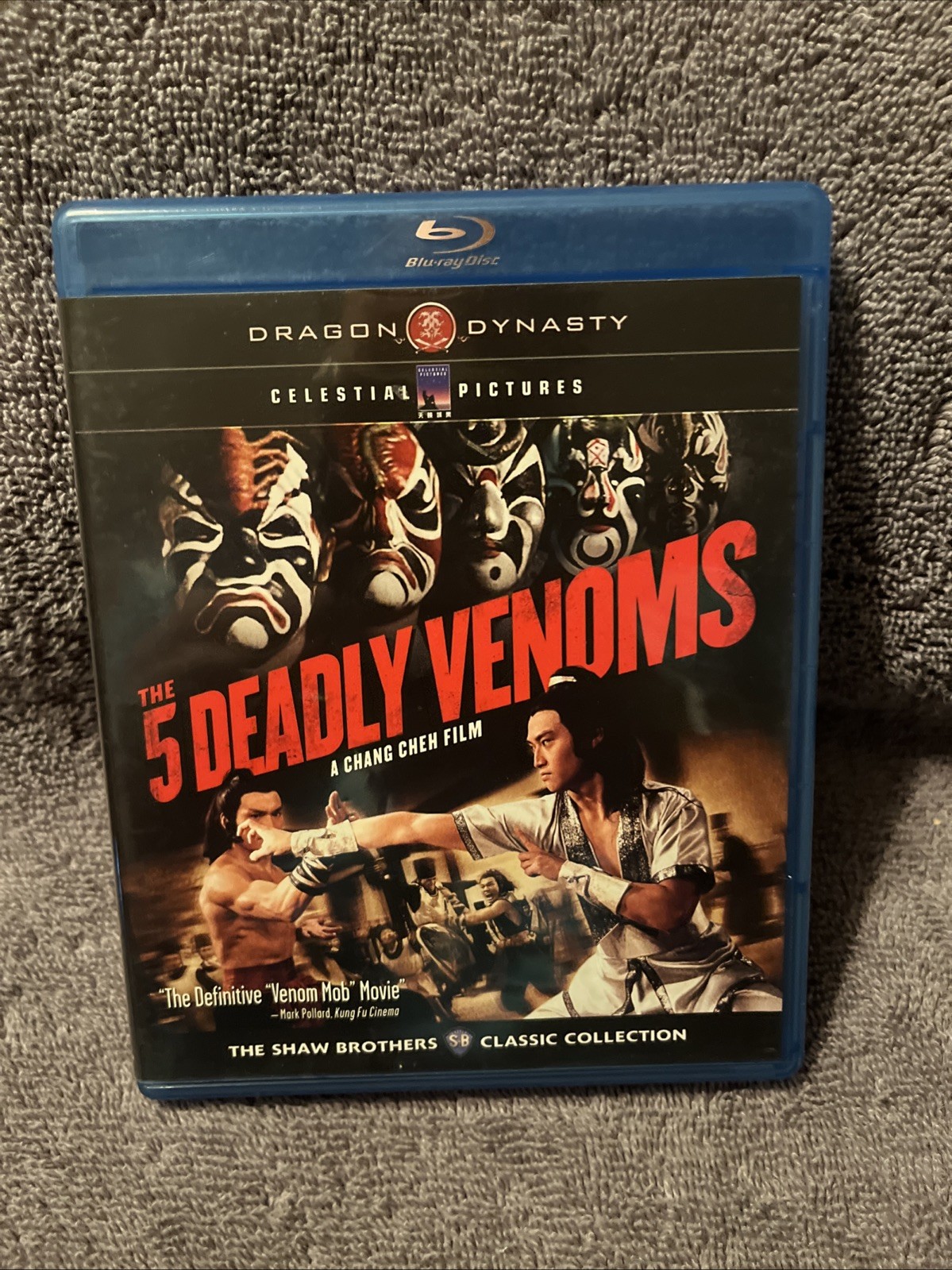 The 5 Deadly Venoms (Blu-ray, 2009) martial arts action kung fu classic five 🔥