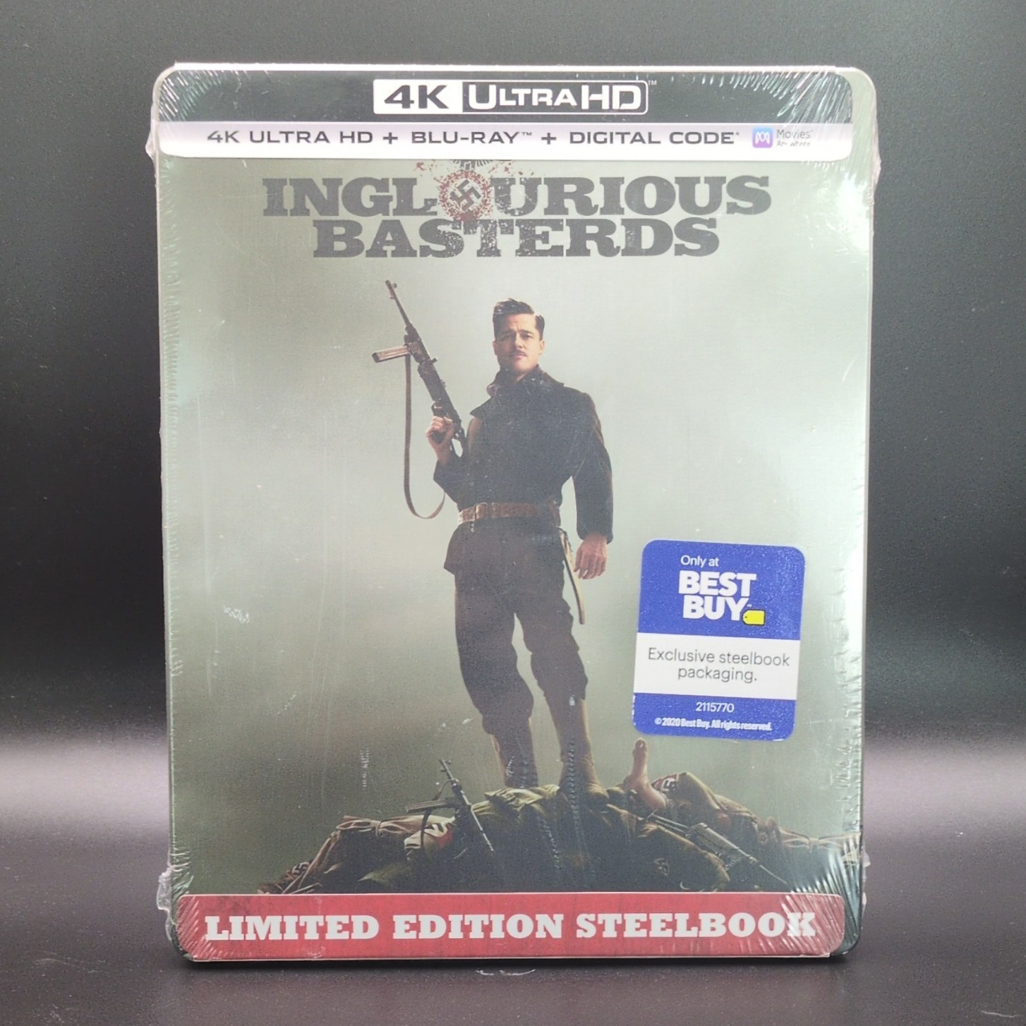 Inglourious Basterds 4K UHD Blu-ray Limited Steelbook Digital Copy