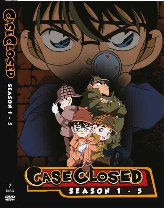 DVD Anime Detective Conan (Case Closed) TV Series Season 1-5 (1-130) English Dub