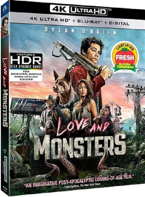 Love and Monsters 4K UHD 12/20 4K (used) disc Only, Please read